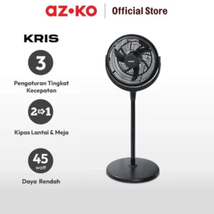 AZKO Kris 12 Inch - Kipas Angin Berdiri 2 In 1